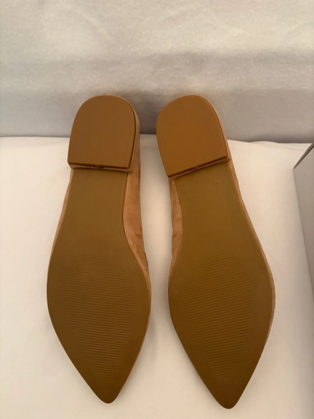Steve Madden Tan Suede Pointed Loafers